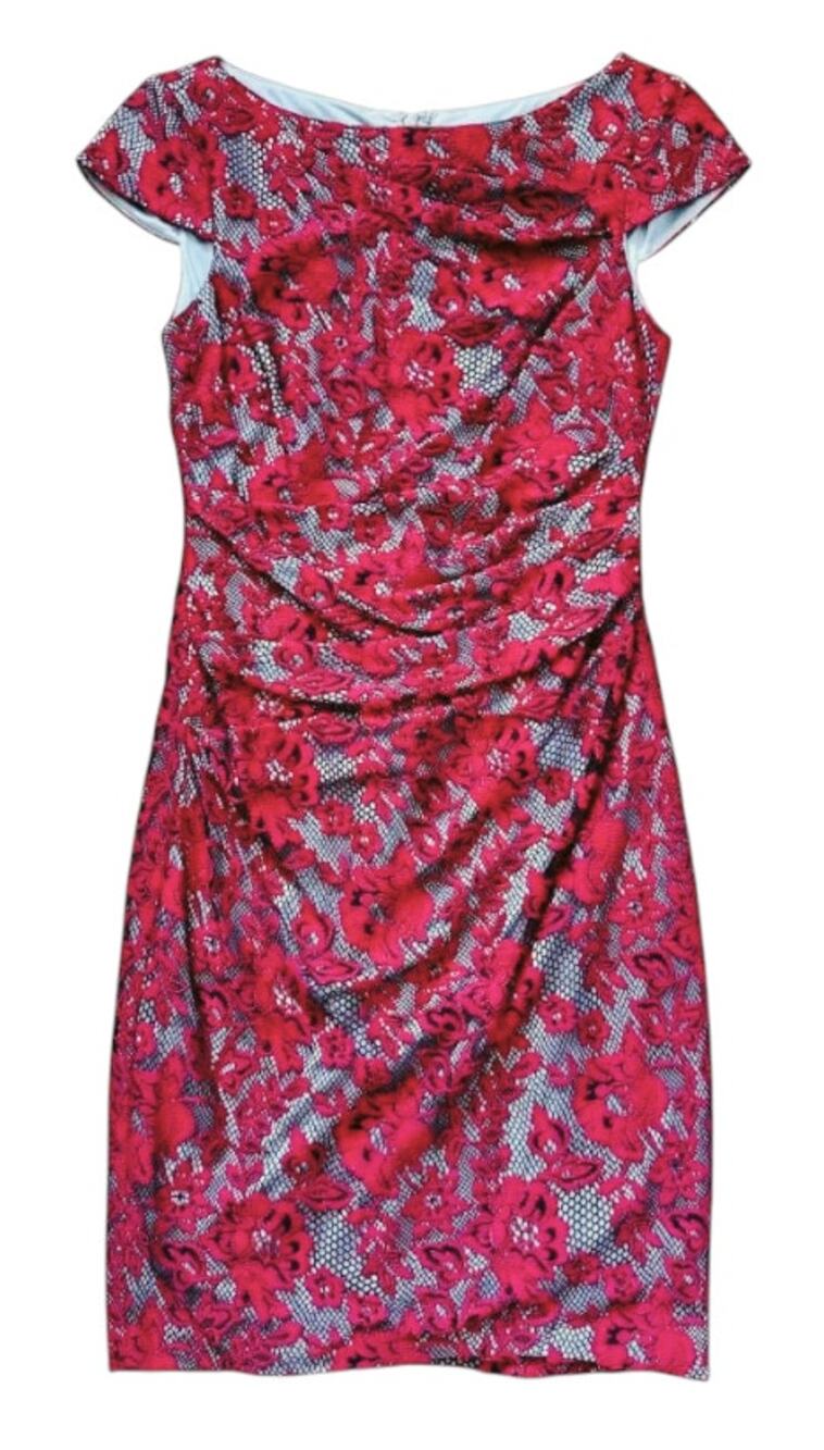 Kay Unger Red Dress | Size 8